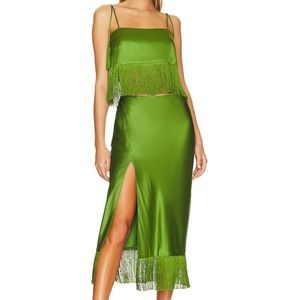 Cinq a Sept Klara skirt in Grass